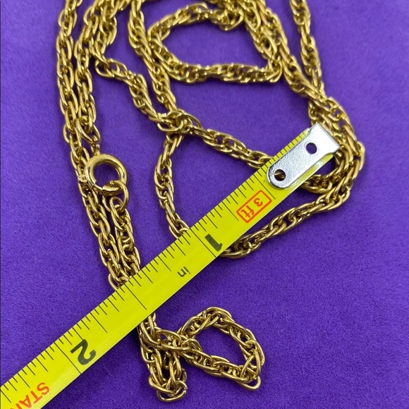 💛 Vintage Gold Plated Chain Necklace - Picture 4 of 4